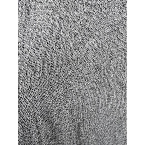 ATELIERS FRANCAIS DE CONFECTION Size TU Gray Gauze Asymmetrical Skirt Boho READ - Picture 15 of 16